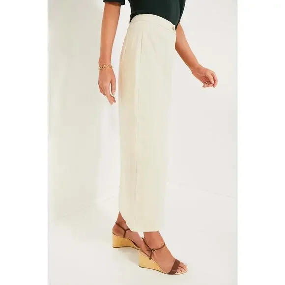 TUCKERNUCK Ecru Lia Denim Skirt Size 6 NWT Retail $198 Tuckernuck - Picture 4 of 7